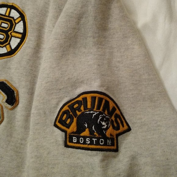 Boston Bruins Gray Zip-Up Sweater - Picture 5 of 6